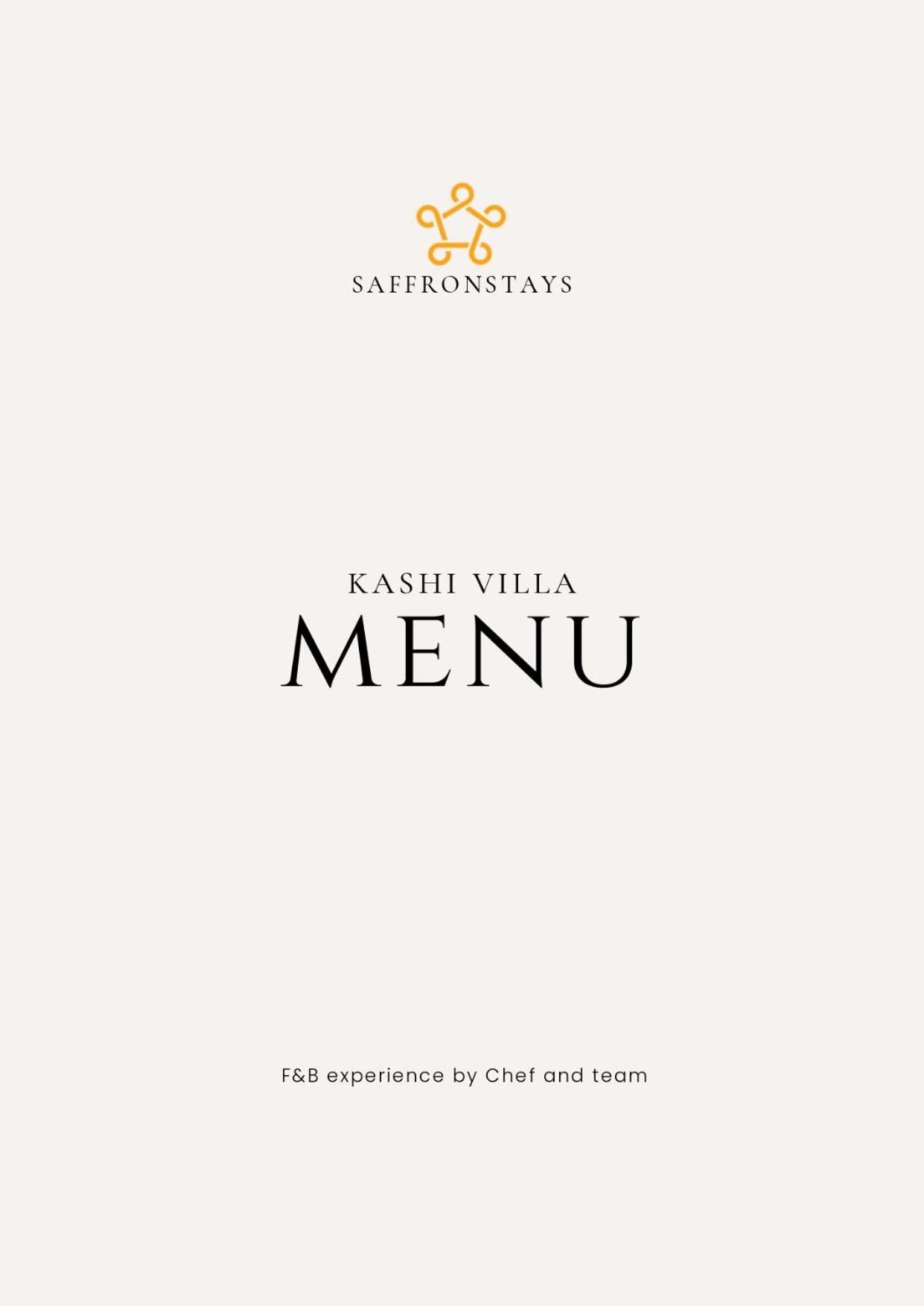 Saffronstays Kashi Villa *